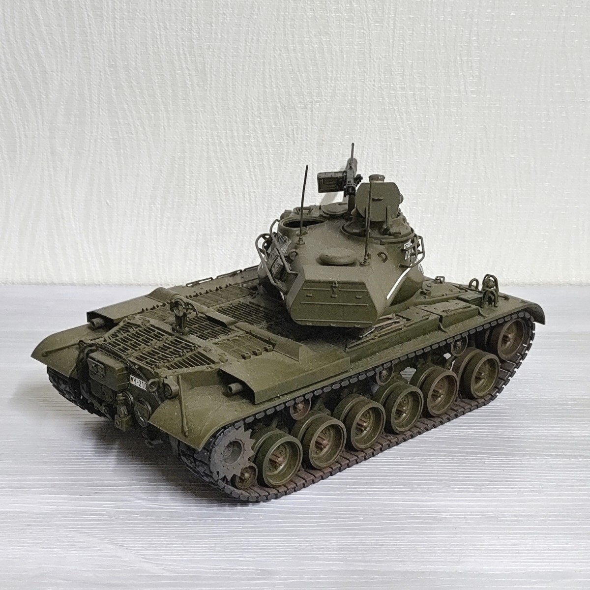 1/35 ドイツ連邦軍 M47 パットン プラモデル 完成品 第二次世界大戦 戦車 ドイツ軍 塗装済み_画像4