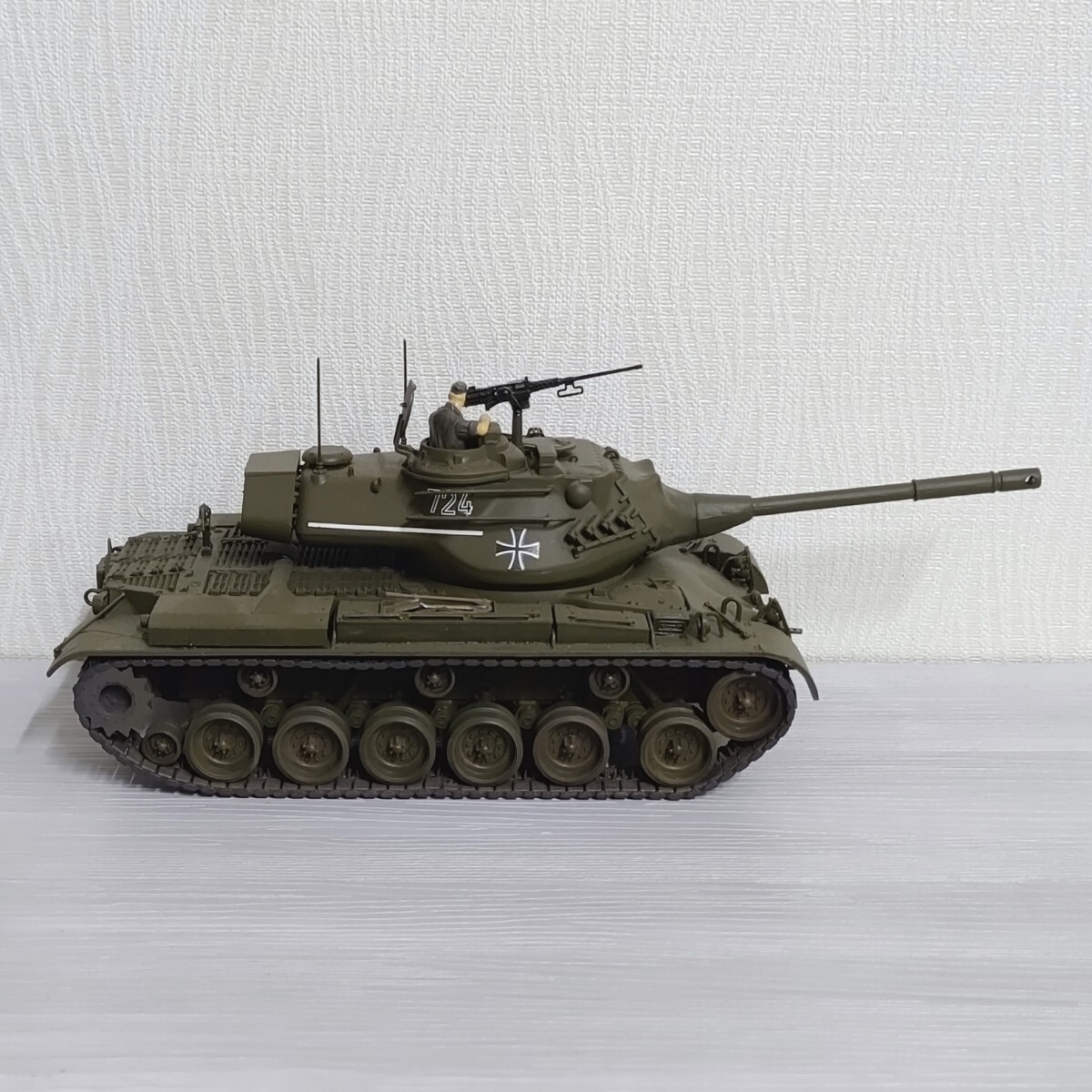 1/35 ドイツ連邦軍 M47 パットン プラモデル 完成品 第二次世界大戦 戦車 ドイツ軍 塗装済み_画像5