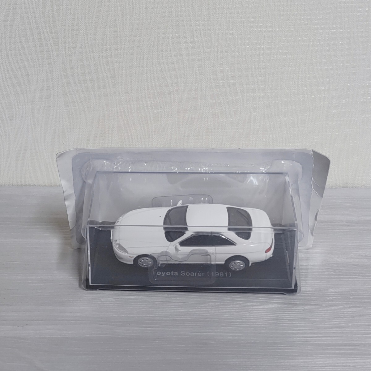 【未開封】 1/43 トヨタ ソアラ 30系 1991年式 国産名車 アシェット TOYOTA SOARER ダイキャスト ミニカーの画像6