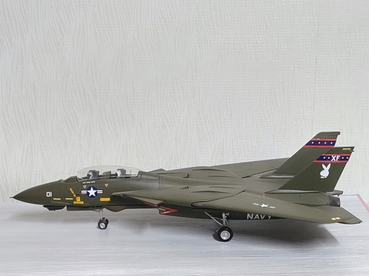 1/48 アメリカ軍 F-14 トムキャット プラモデル 完成品 ジャンク_画像2