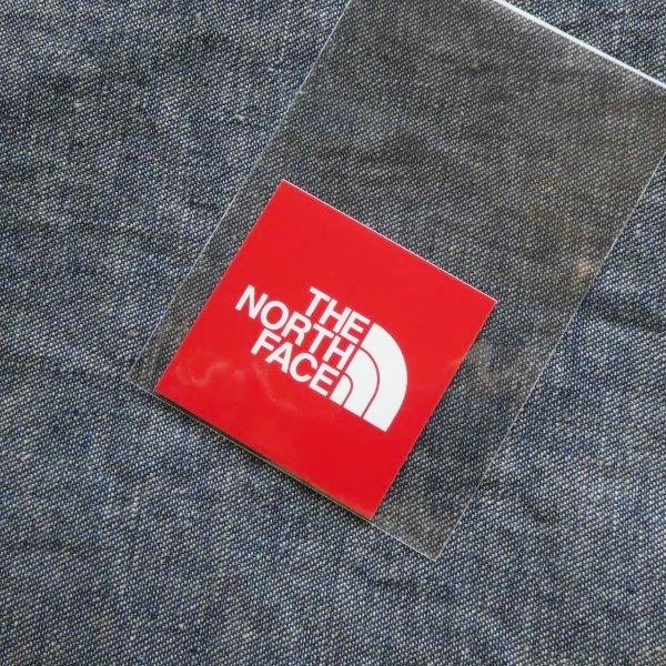 TNF Logo Sticker Mini NN32350 ステッカー 4枚セット 新品 防水素材の画像3