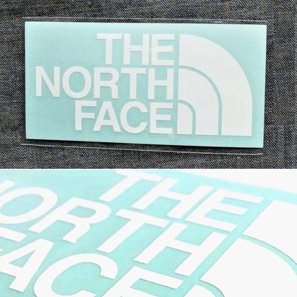 THE NORTH FACE Cutting Sticker NN32347 White カッティング ステッカー 新品 防水素材_画像1