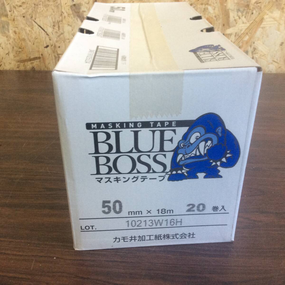 【WH-0092】未使用 KAMOI カモイ マスキングテープ BLUE BOSS 50ｍｍ×18ｍ×20巻_画像3