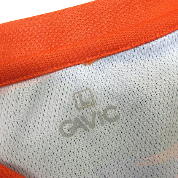 G■GAViC/ガビック モザイクプラシャツ/GA8034【M程度】オレンジ系/men's/79【中古】■_画像2