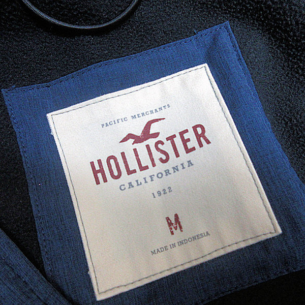 G■ホリスター/HOLLISTER マウンテンパーカ【M】紺/men's/56【中古】■_画像2