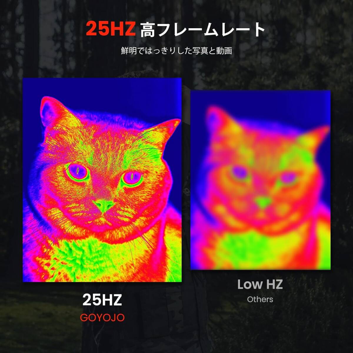 単眼ナイトビジョン 暗視スコープ 解像度256 1922(25Hz) レンズ 単眼ナイトビジョン 暗視スコープ 解像度256 1922(25Hz) レンズ