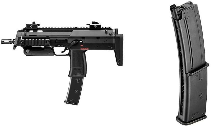 【セット買い】MP7A1 ガスブローバックマシンガン & MP7A1スペアマガジン ガスブローバックマシンガン用BLACK ミリタリーサバイバルゲーム