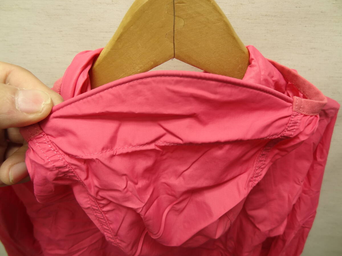 全国送料無料 モンベル mont-bell 子供服 キッズ 女の子 ピンク色 アウトドア スポーツ ウインドブレーカー 100の画像10