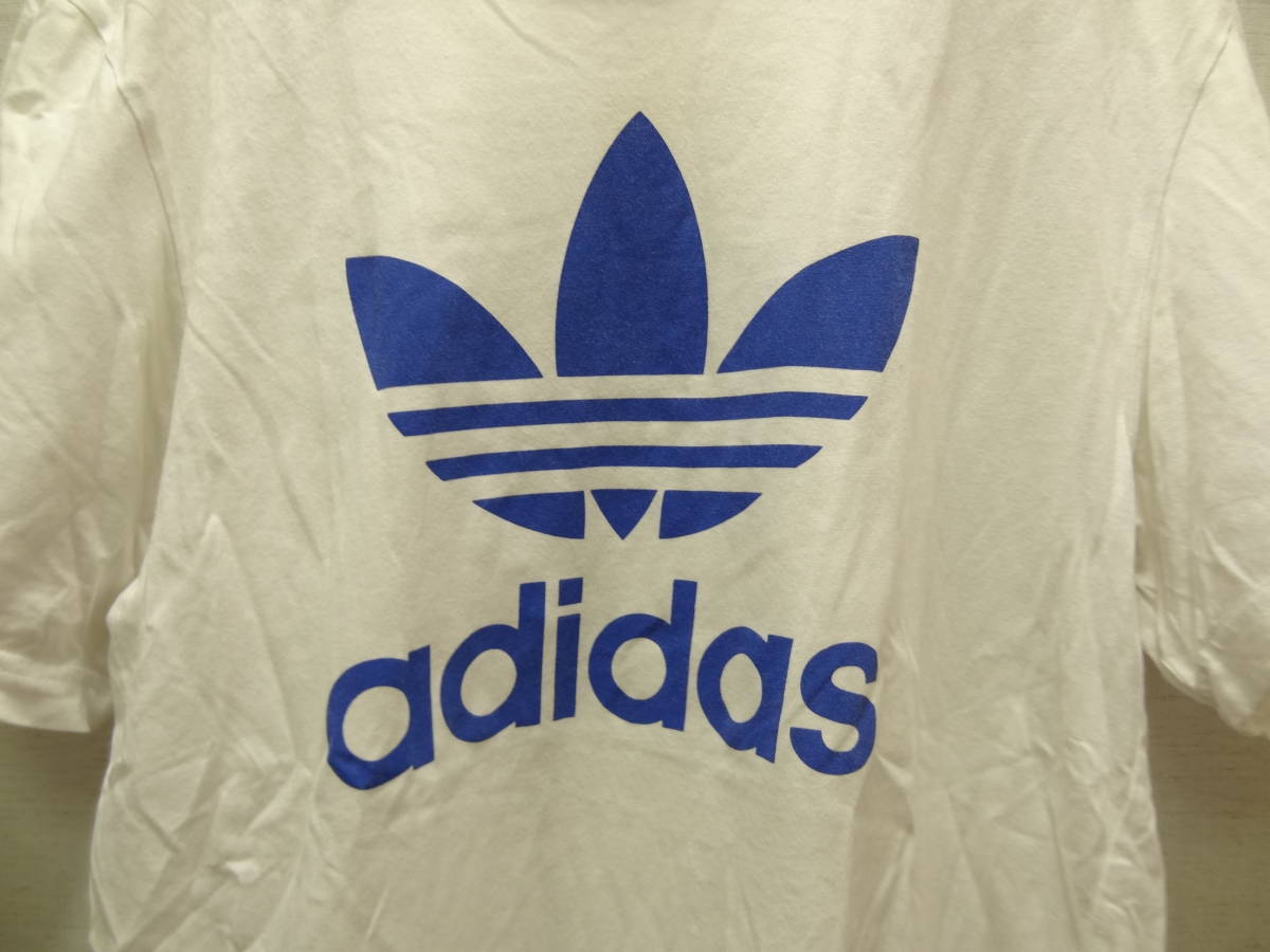 全国送料無料 アディダス adidas メンズ 綿100％ トレフォイルマークプリント スポーツ 半袖 Tシャツ XO(XXL)BIGサイズ