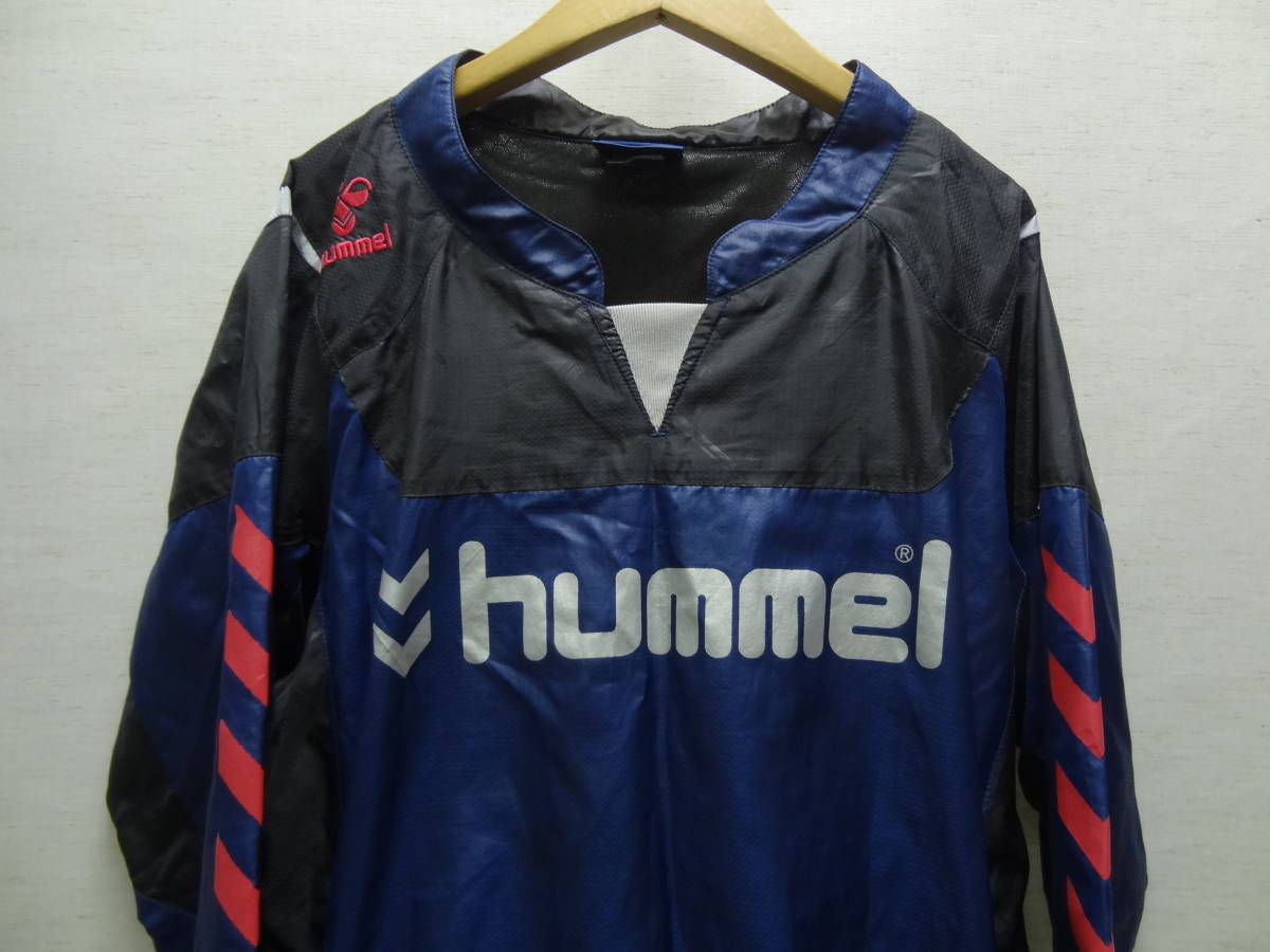 全国送料無料 ヒュンメル hummel メンズ ポリ100% HPFC 防寒 長袖 裏地付き ピステ ウィンドブレーカー S