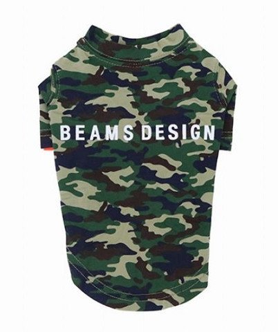 送料無料 ビームスデザイン BEAMS 犬用ウェア 服 スタンダードシャツ DMサイズ カモフラ 迷彩柄 未使用の画像1