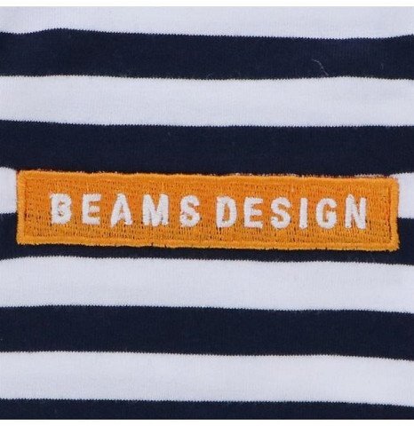 送料無料 BEAMS 犬用ウェア 服 ビームス デザイン スタンダードシャツ フレブルサイズ フレンチブルドッグ ボーダーネイビー 未使用_画像9