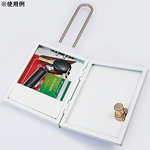 unused hanger type .. safe safe Secret box VSB-001 white closet . valuable goods passport passbook outer box damage 