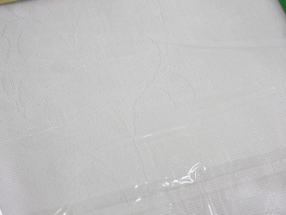即決 未使用 レースカーテン 150×133cm 1枚入 ホワイト イーリアス 洗える 見えにくい アジャスターフック プライバシーレースカーテンの画像4