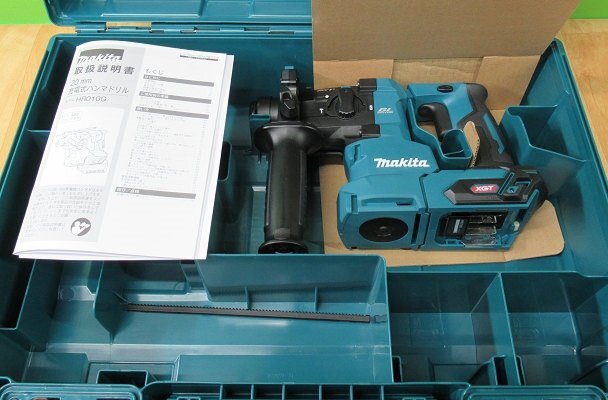 未使用 makita マキタ 充電式ハンマドリル HR010GZK 40v 20mm 本体＋ケースのみ (バッテリ・充電器・ビット別売) 領収書OK