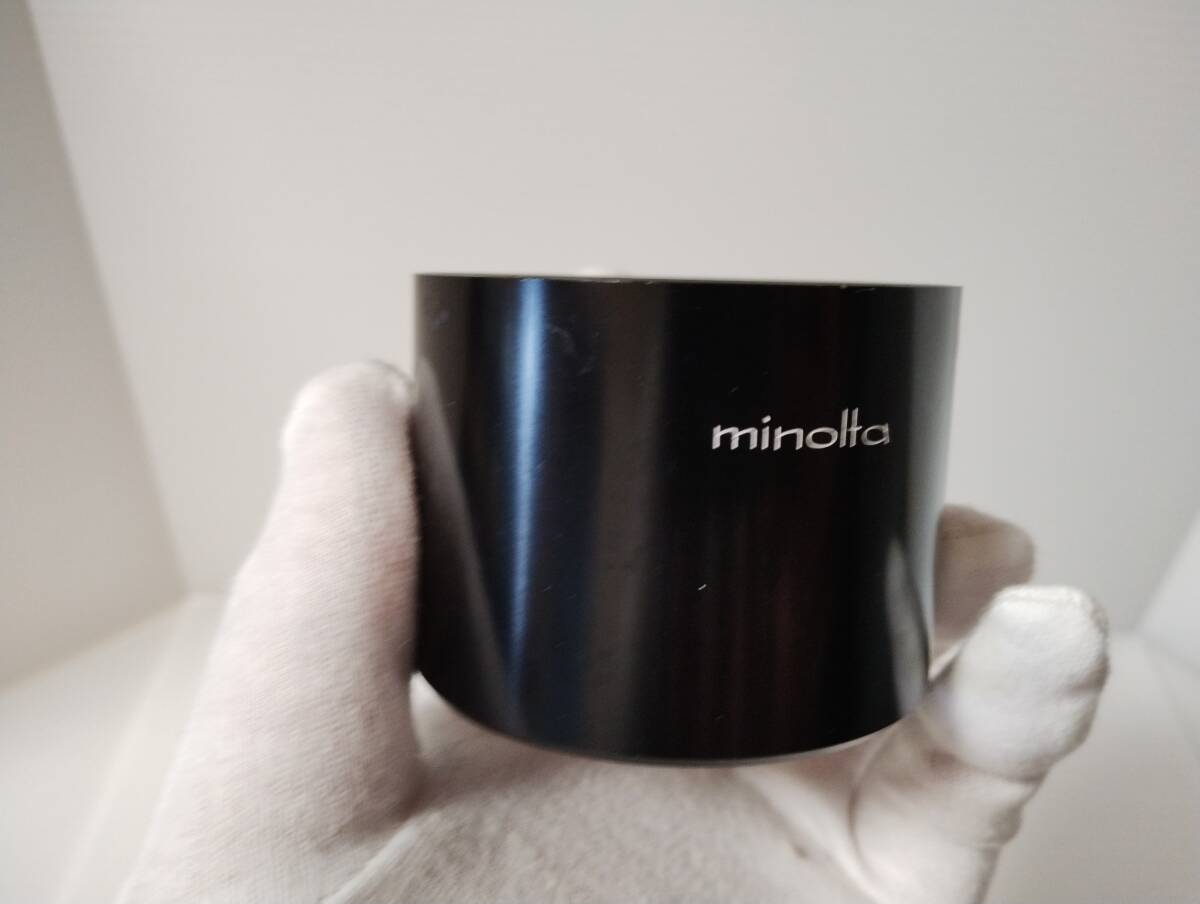 MINOLTA　MC 135mm　F3.5　レンズフード　金属製　ミノルタ_画像2