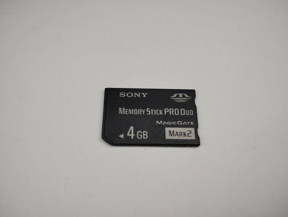 4GB　SONY　メモリースティックプロデュオ　MEMORY STICK PRO DUO フォーマット済み　メモリーカード_画像1