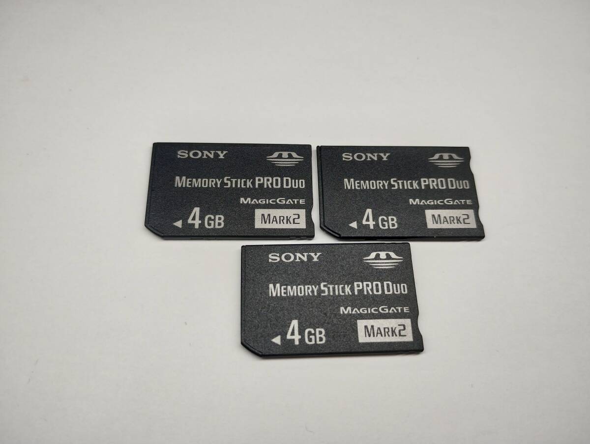 3 pieces set 4GB SONY memory stick Pro Duo MEMORY STICK PRO DUO format ending memory card 