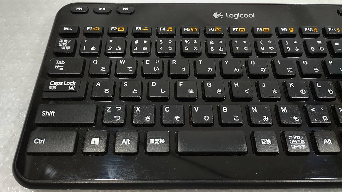 【中古】ワイヤレスキーボード Logicool K360_画像4