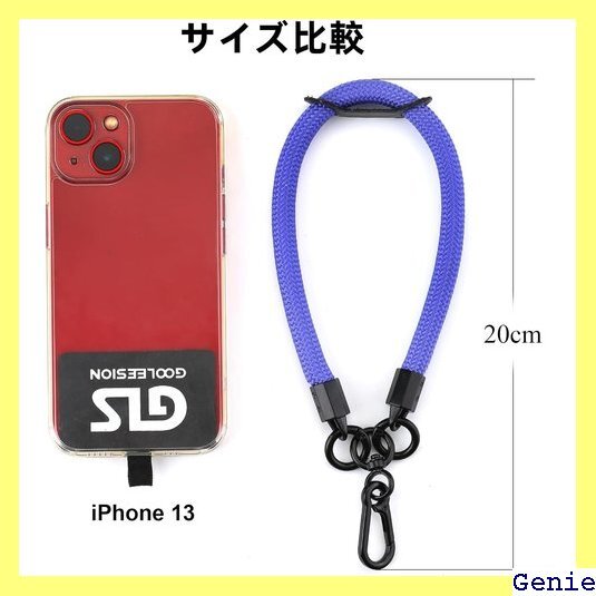 GOOLEESION スマホ ハンドストラップ スマホ m 直径1cm 耐荷重5kg 全スマートフォンモデル対応 189_画像5