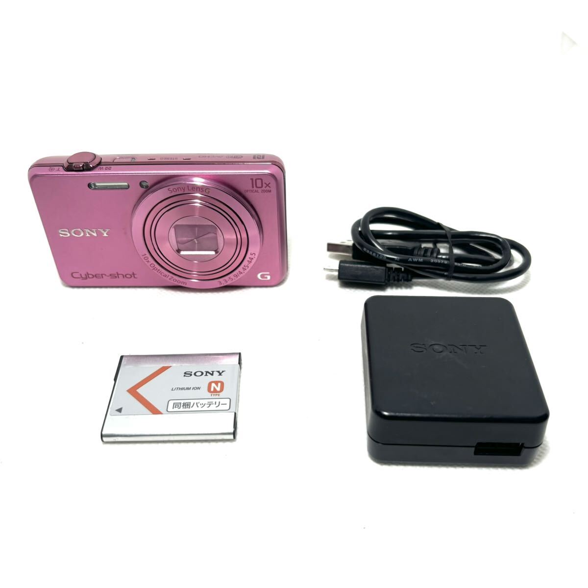 【稼動品】SONY/ソニー DSC-WX220 コンパクトデジタルカメラ ピンク