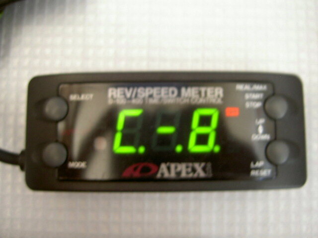 REV/SPEED METER RSM レブ スピード アペックス リミッター 解除 AFC VSC CMX VFC DB JZX90 JZX100 JZA SXE RB SR N1 S14 S15 1J DETT_取外し後のDC電源画面です。