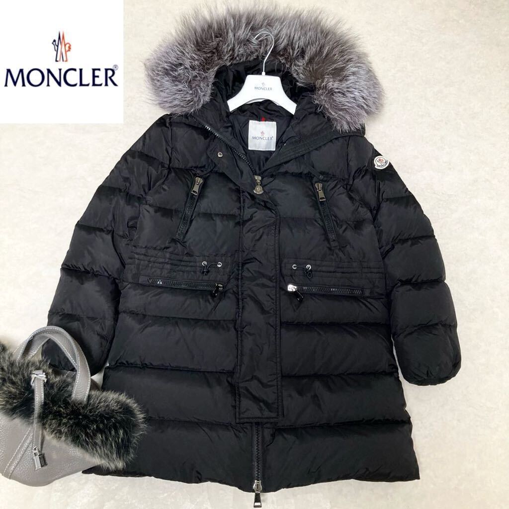 ★希少大きいサイズ★☆モンクレール☆MONCLER 3/L-XL APHROTI 超豪華!フォックスファー2way☆極暖ダウンコート ルーマニア製定価408,100円の画像1