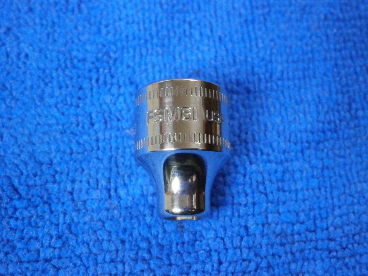 スナップオン Snap-on FSM61 シャローソケット 6mm 6角 差込3/8sq (9.5mm) ショートソケット_画像4