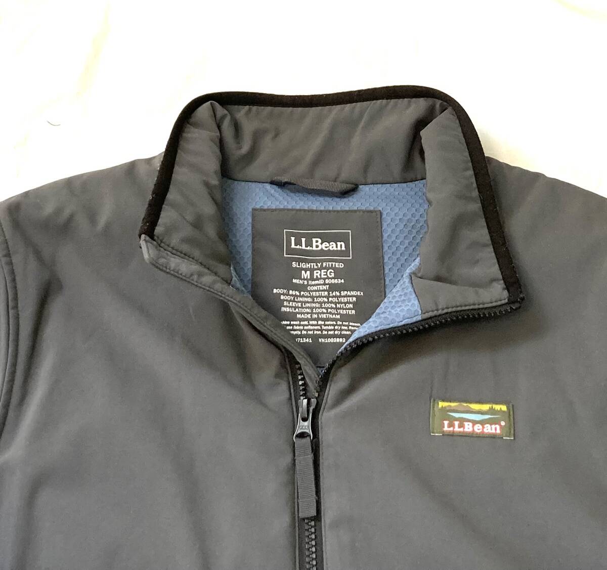 00-10s L.L.bean PRIMALOFT プルオーバー ジャケット グレー M プリマロフト LLビーン