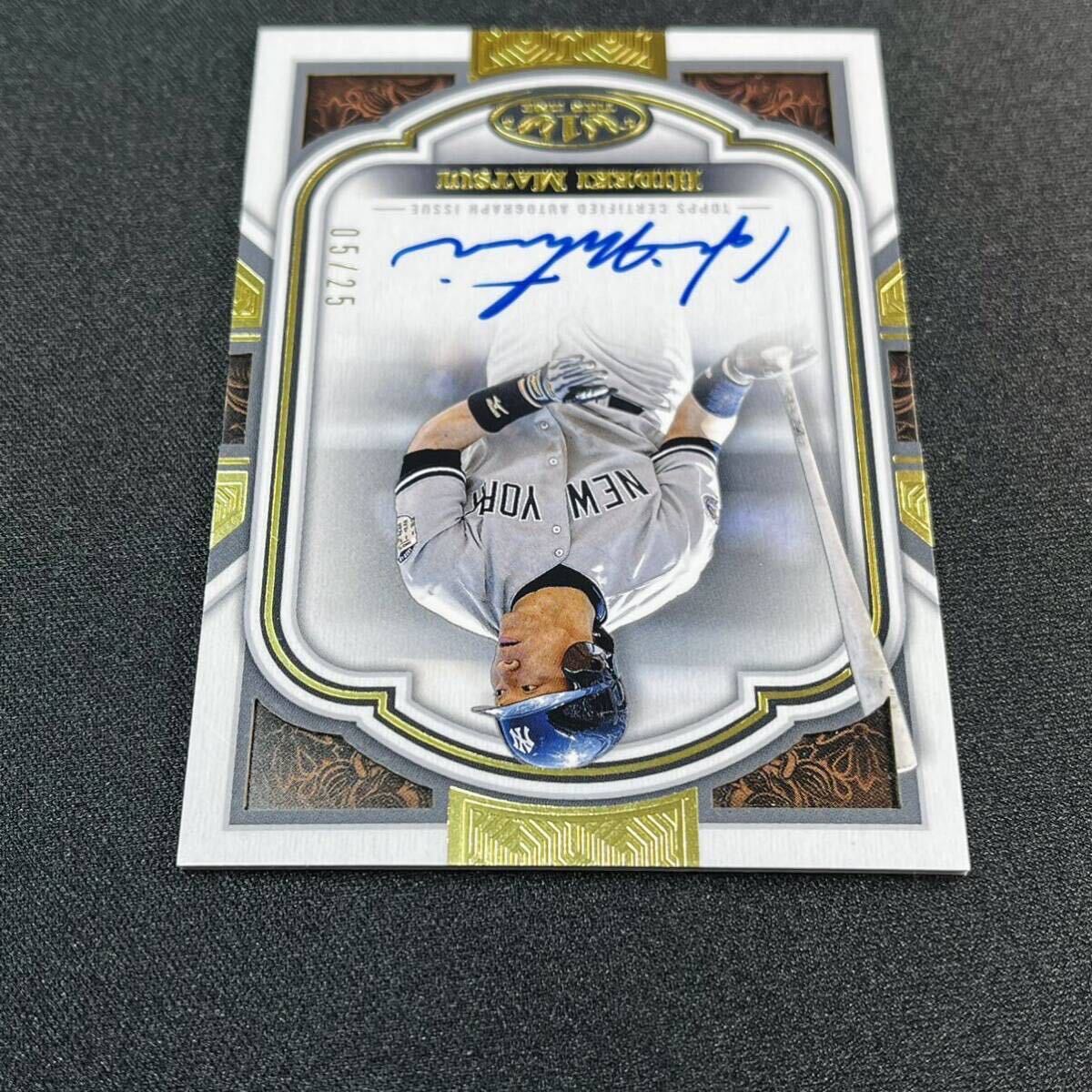 2023 Topps Tier One 75シリ 直筆サイン 松井秀喜 MLB実物SSO 2023 Topps Tier One 75シリ 直筆サイン 松井秀喜 MLB実物SSO