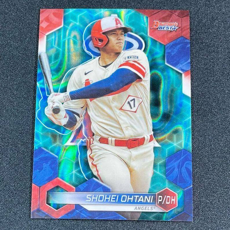 199枚限定 2023 Topps Bowman’s Best 大谷翔平 No.62 アクアラバリフラクターパラレルカード Aqua Lava Refractor ボウマンズベスト_画像1