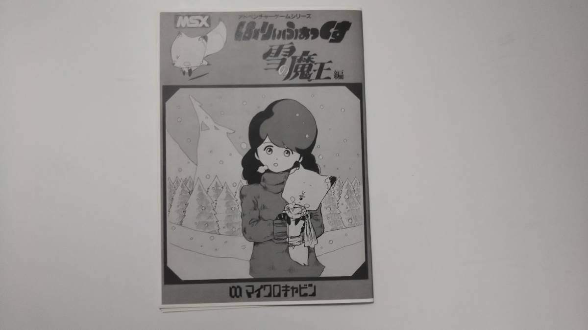 は～りぃふぉっくす 雪の魔王 (マイクロキャビン) [MSX]_画像4