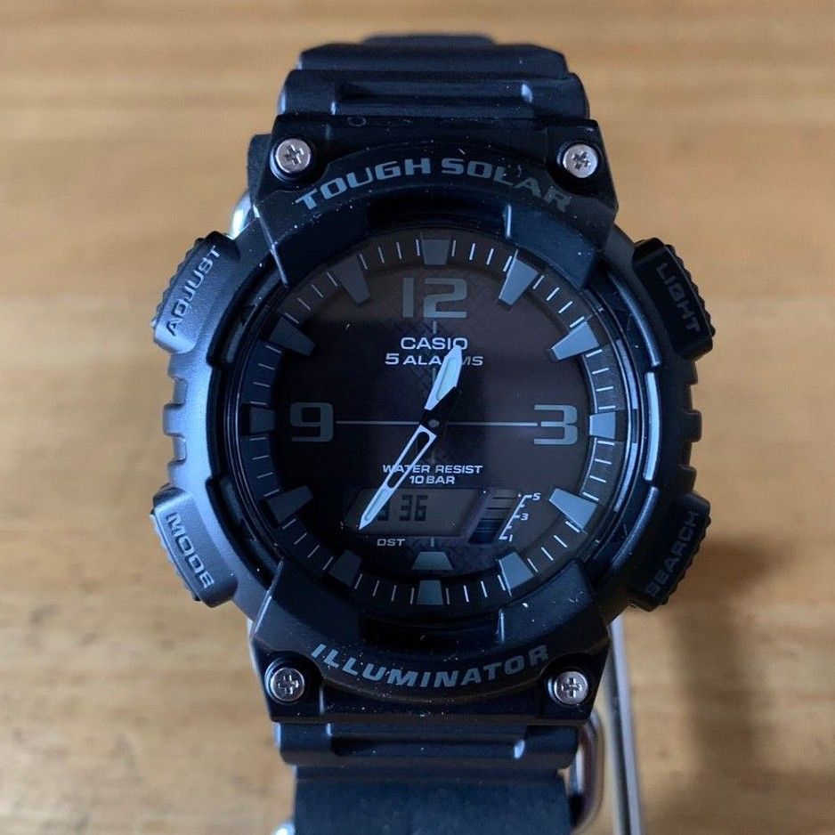 カシオ CASIO クオーツ メンズ 腕時計 AQ-S810W-1A2 ブラック ブラック