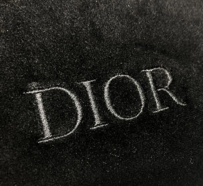 新品未使用　ディオール ポーチ ベロア ブラック DIOR ノベルティ　限定　ショッパー_画像3