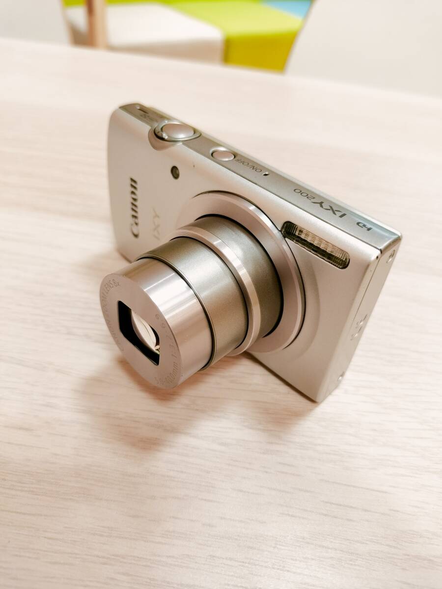 【美品・元箱 付属品】 Canon キヤノン IXY 200 コンパクトデジタルカメラ 取扱説明書 保証書 シルバー_画像5