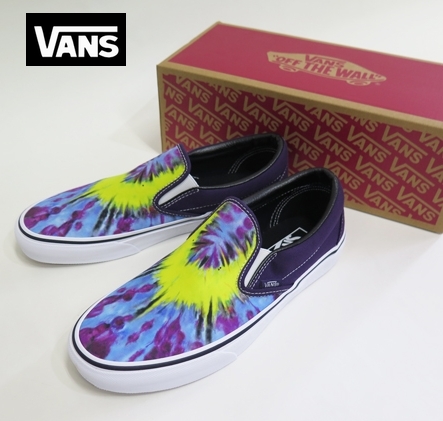 【VANS】 CLASSIC SLIPON　スリッポン　タイダイ/THE DYE　26.5ｃｍ/US8.5★スケートボードシューズ★バンズスニーカー_画像5