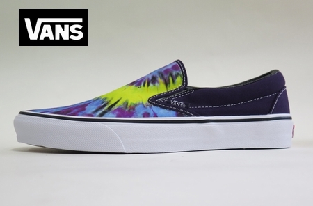 【VANS】 CLASSIC SLIPON　スリッポン　タイダイ/THE DYE　26.5ｃｍ/US8.5★スケートボードシューズ★バンズスニーカー_画像4