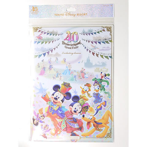 東京ディズニーリゾート 40周年 ドリームゴーラウンド グランドフィナーレ クリアホルダーセット クリアファイルセット 未使用新品_画像1