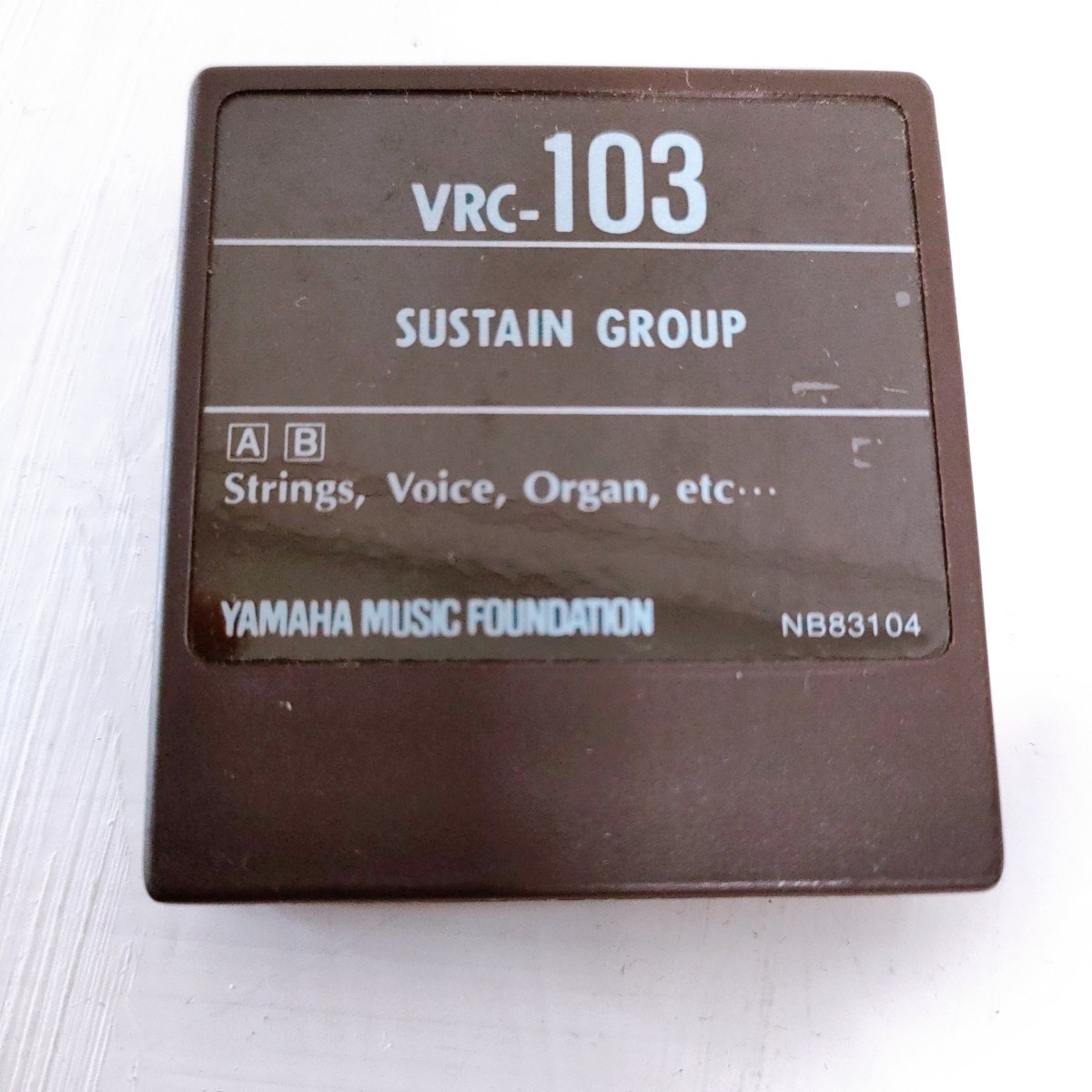 ★ヤマハ YAMAHA DX7 voice ROM VRC-103 SUSTAIN GROUP DX7用 カートリッジ Cartridgeの画像1