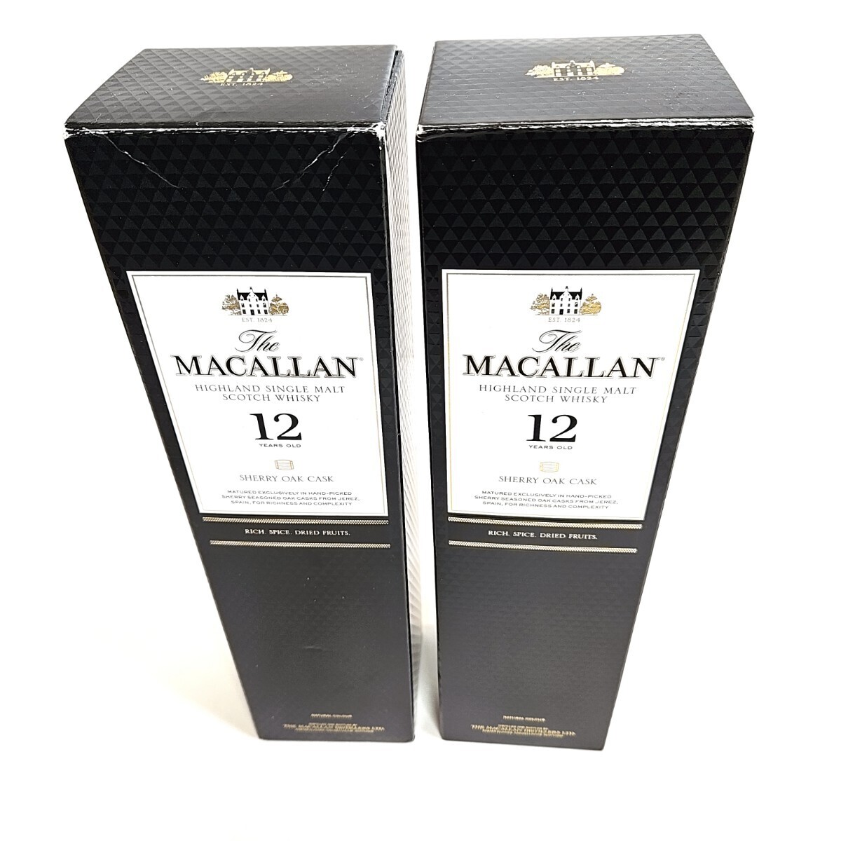 ★マッカラン MACALLAN スコッチ ウイスキー 【12年、空瓶1本、箱2個付き。18年、箱のみ1個】_画像2