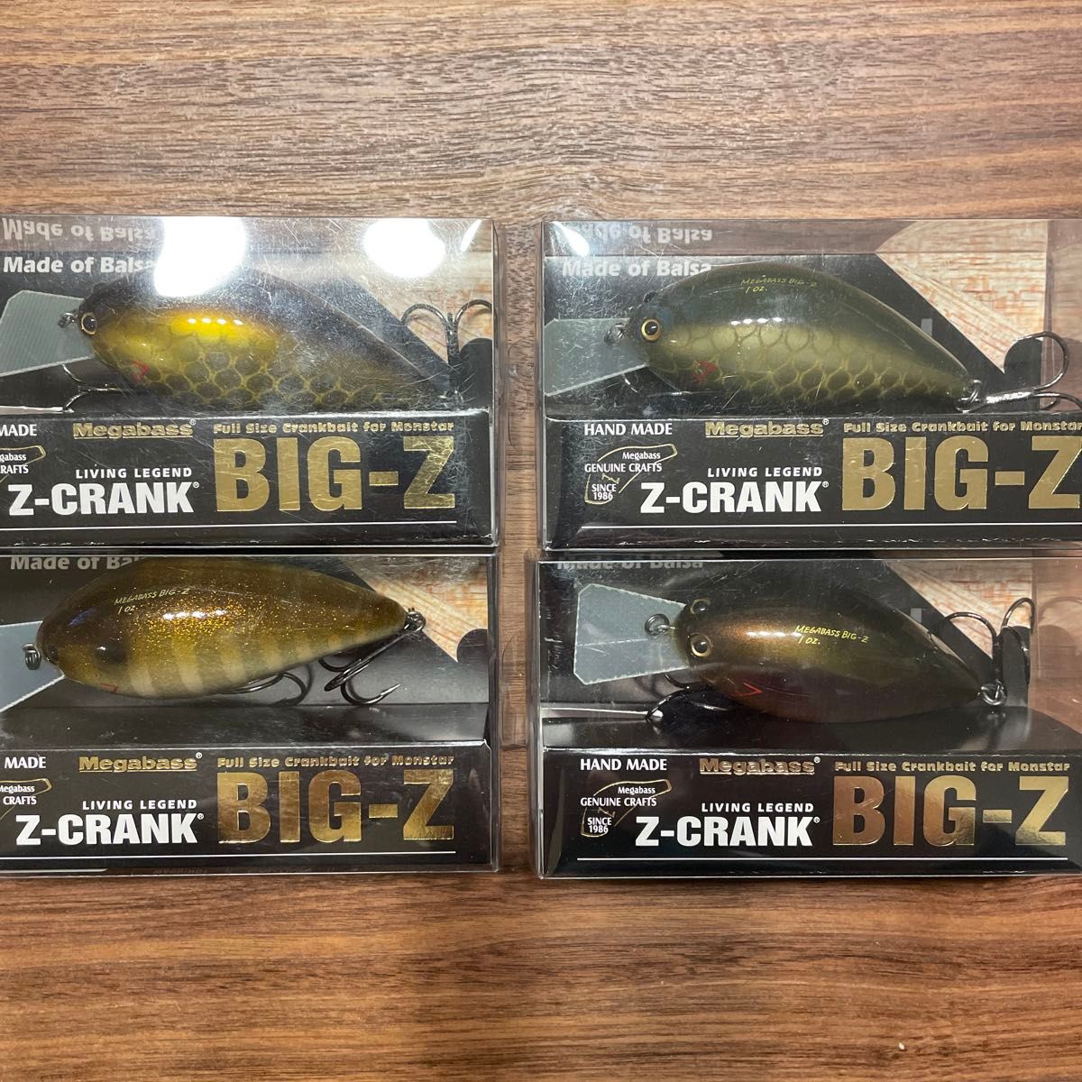 入手困難】メガバス Z-CRANK BIG-Z 未使用4色セット 入手困難】メガバス Z-CRANK BIG-Z 未使用4色セット