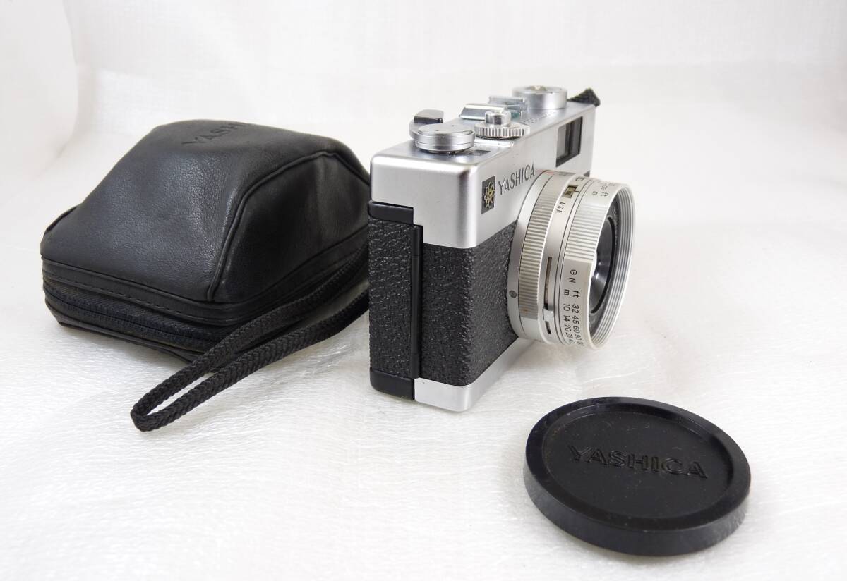 【難あり】35ｍｍフィルムカメラ YASHICA ELECTRO 35 MC シルバー_画像3