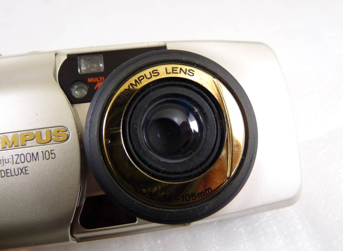 【難あり】フィルム コンパクトカメラ OLYMPUS μZOOM 105 DELUXE_画像10