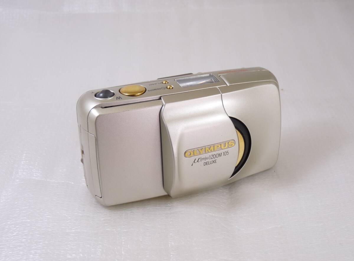 【難あり】フィルム コンパクトカメラ OLYMPUS μZOOM 105 DELUXE_画像1