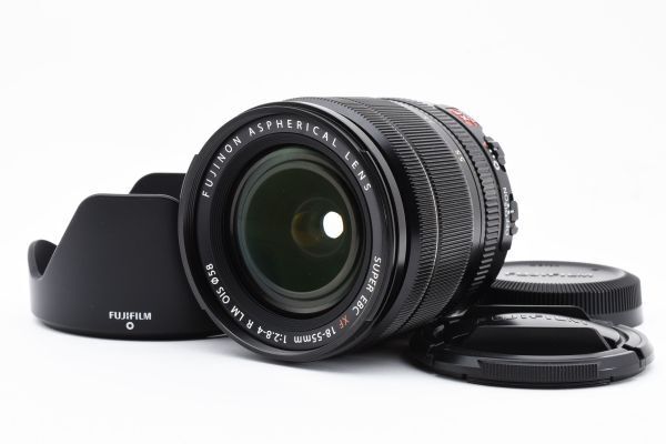 完動品 FUJIFILM XF 18-55mm F2.8-4 R LM OIS AF Standard Zoom Lens 標準 ズームレンズ / 富士フィルム X Mount APS-C フード付 ※1 #8610