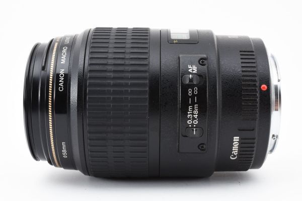 完動良品 Canon Macro Lens EF 100mm F2.8 USM AF Lens ET-67 フード付 単焦点 中望遠 マクロレンズ キヤノン EF フルサイズ対応 ※1 #1149の画像6