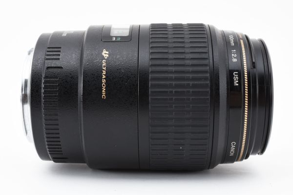 完動良品 Canon Macro Lens EF 100mm F2.8 USM AF Lens ET-67 フード付 単焦点 中望遠 マクロレンズ キヤノン EF フルサイズ対応 ※1 #1149の画像7