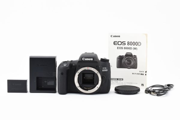 極美品 Canon EOS 8000D Body AF SLR Digital Camera ボディ デジタル一眼レフカメラ / キヤノン EFマウント APS-C 動作良好 #1151