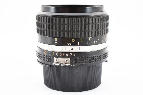 完動良品 Nikon Ai-S Nikkor 35mm F2.8 MF Wide Lens 大口径 単焦点 広角 レンズ / ニコン F Mount ボケ味抜群 試写確認済 #2971の画像8