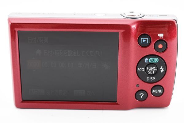 元箱付美品 Canon IXY 120 Red Compact Digital Camera レッド 赤 コンパクトデジタルカメラ デジカメ / キヤノン イクシ 動作良好！ #2979の画像6